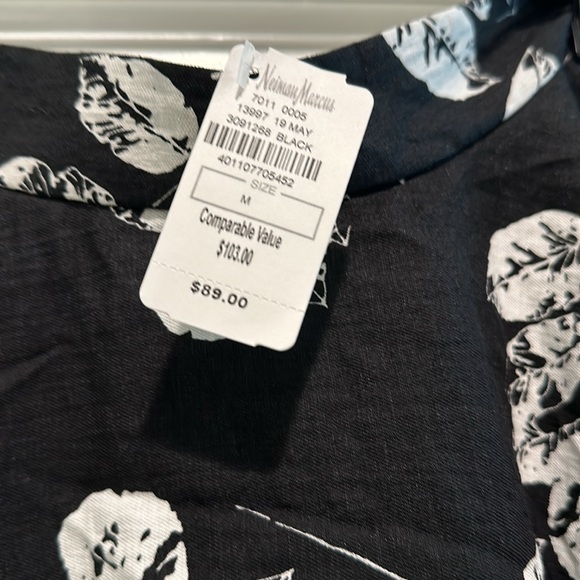 NWT flowy black and white skirt - Picture 4 of 5